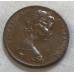 AUSTRALIA 1972 . TWO 2 CENTS COIN . FRILLED NECK LIZARD